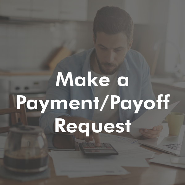 make a payment payoff request