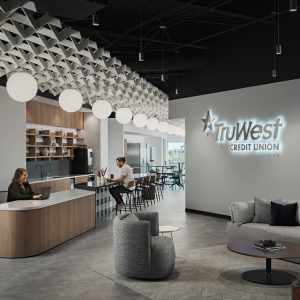 interior shot of TruWest's new HQ