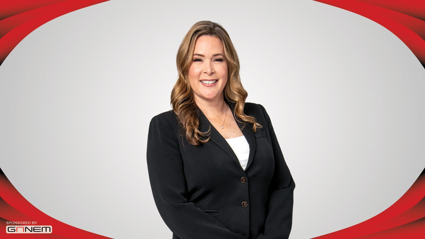 Jennifer Kimmell smiling and posing for a professional photo